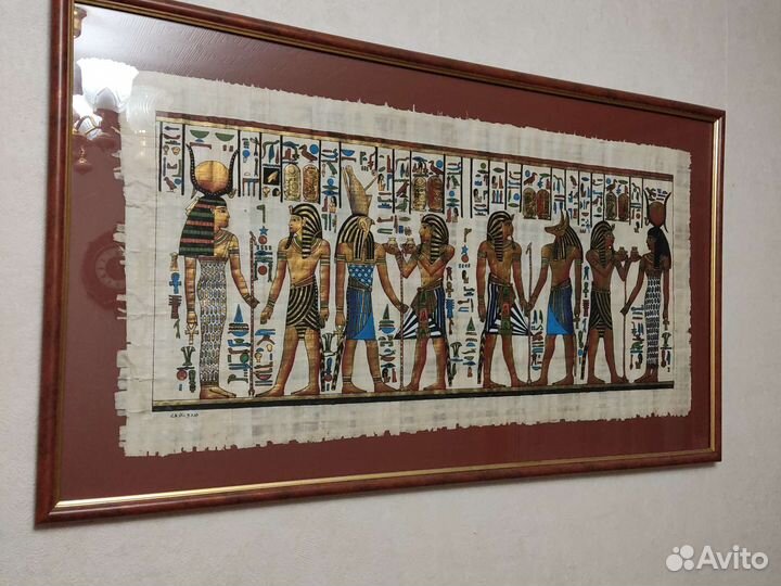 Египетский папирус, картины