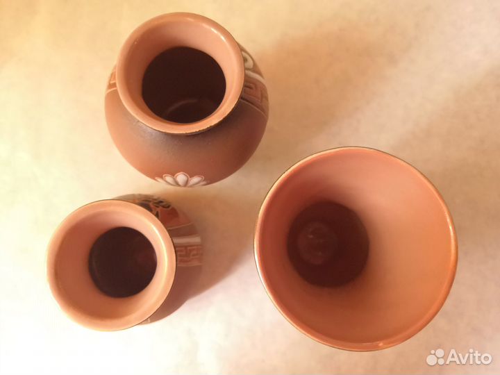 Вазочки керамика, декоративные