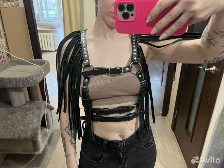 Портупея натуральная кожа