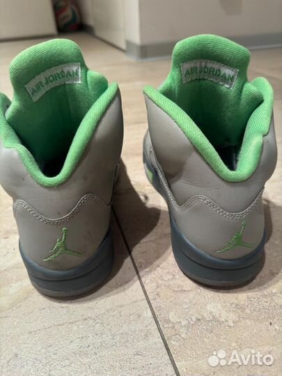 Air Jordan 5 Retro GS Green Bean