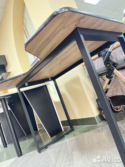 Компьютерный стол Лофт цвет дуб