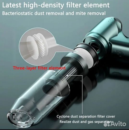 Пылесос Xiaomi портативный ручной