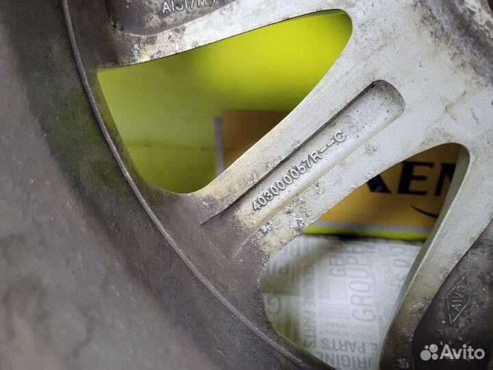 Рено Каптур колесо R17 оригинал 403004100R