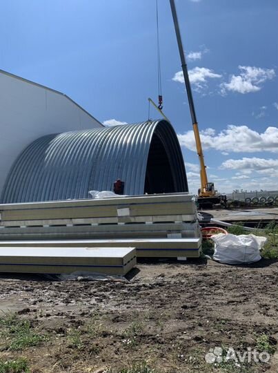 Бескаркасные ангары