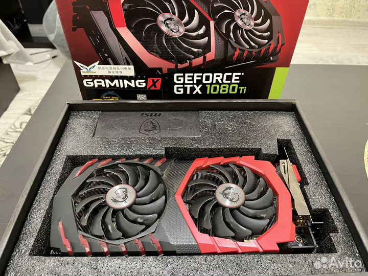 Видеокарта GTX 1080 Ti gaming X 11GB Geforce msi