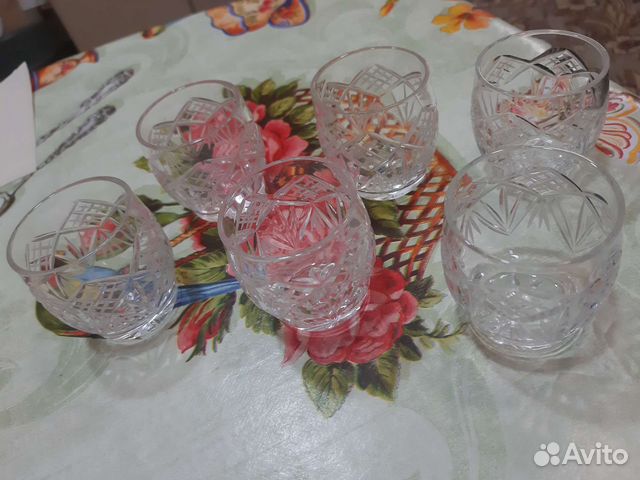 Хрустальные рюмки СССР