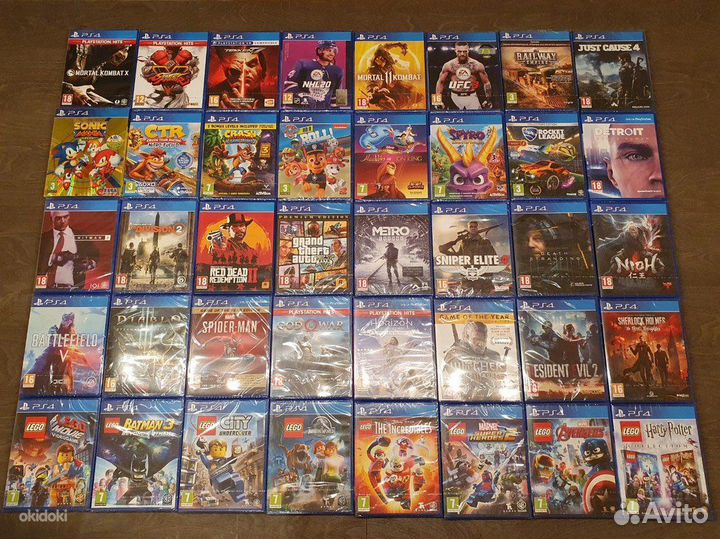 Игры на ps4, ps5