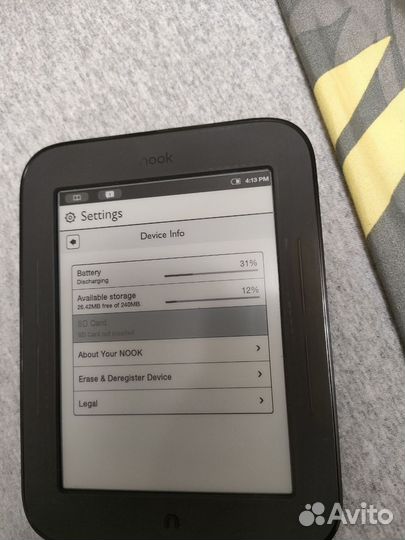 Электронная книга Nook Simple Touch