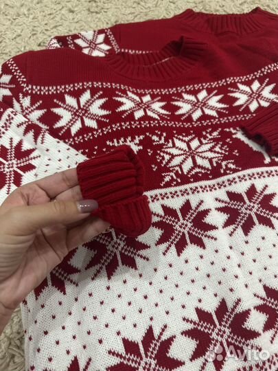 Свитер новогодний family lok