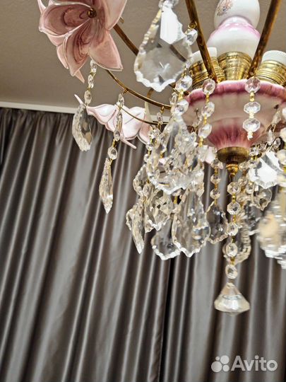 Люстра потолочная подвесная бу