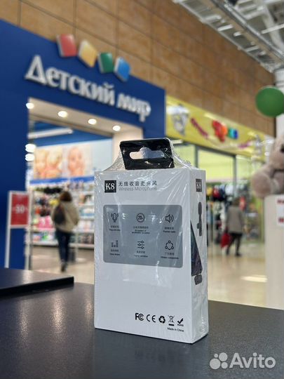 Микрофон петличный / Wireless Microphone K8