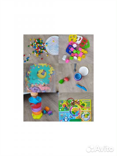 Детские развивающие игрушки от 1 года