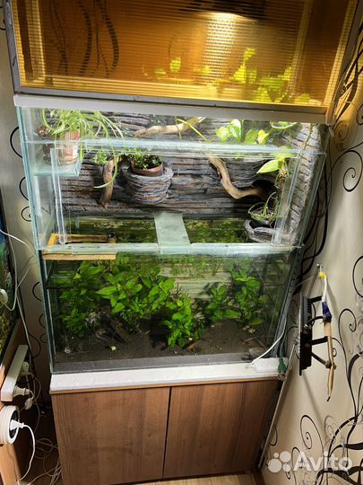 Аквариум высокий 120л