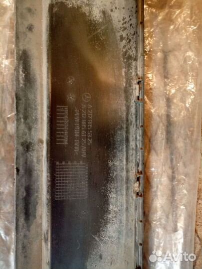 Бампер нижняя губа мерседес w212