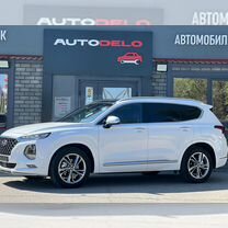 Hyundai Santa Fe 2.2 AT, 2018, 75 855 км, с пробегом, цена 3 730 000 руб.