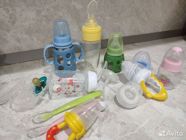 Бутылочки ниблер ложки пустышка соски