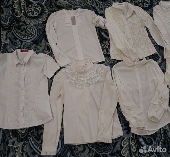 Блузки для школы 128-140