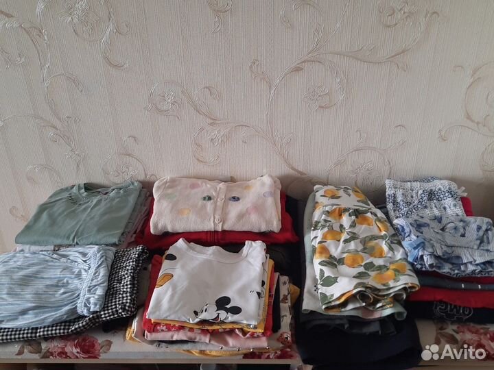 Одежда на девочку 3-5 лет пакетом