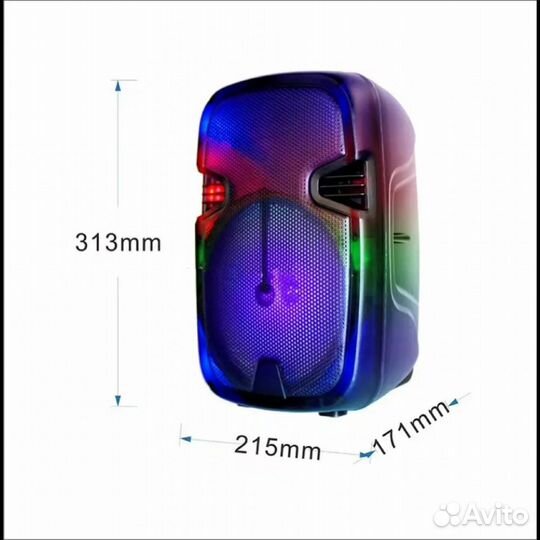 Акустическая колонка kimiso QS-2821 с микрофоном