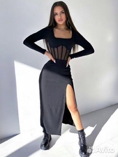 Вечернее платье лапша