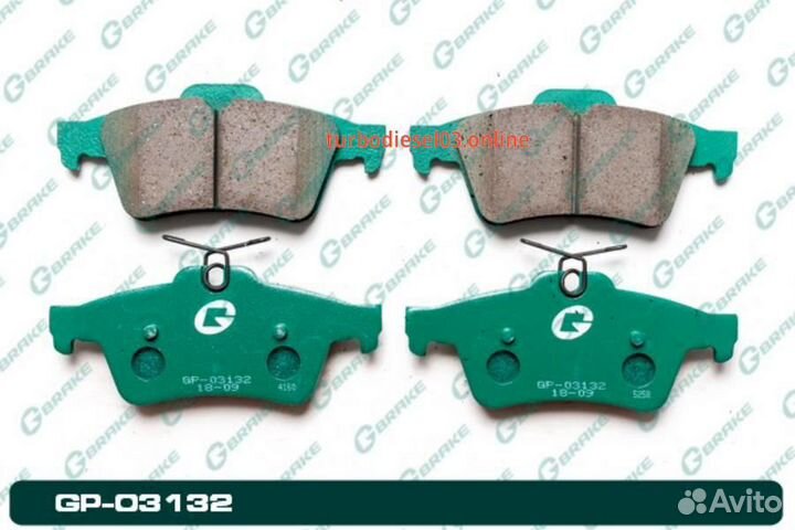Колодки G-brake GP-03132 GP03132 G-brake