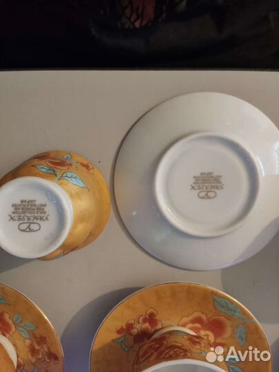 Кофейный сервиз на 6 пар Япония