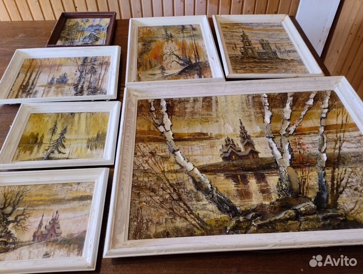 Картины на бересте