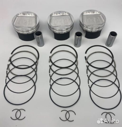 Поршни 3 шт 79.93 мм кованые Wossner K7511DA-3