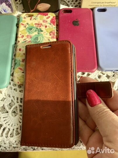 Чехлы на телефон iPhone на 5,6,7 б/у и новые