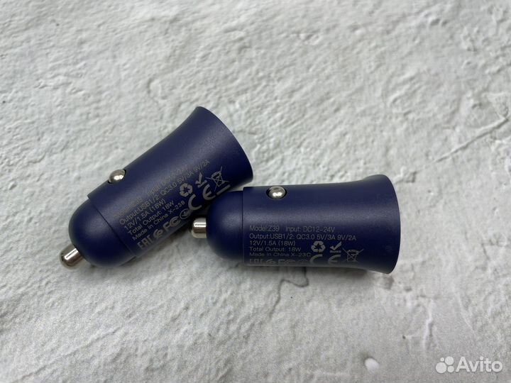 Автомобильное зарядное устройство Hoco Z39 18W