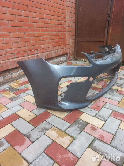 Передний бампер на kia rio 4