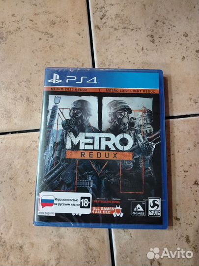 Новый диск Metro Complete Redux игра PS4
