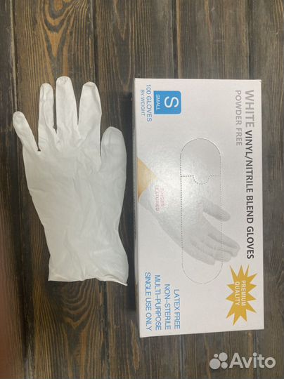 Перчатки винил+нитрил