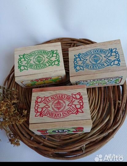 Деревянные коробки для чая