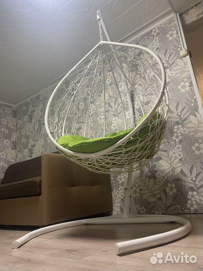 Качели кокон из ротанга