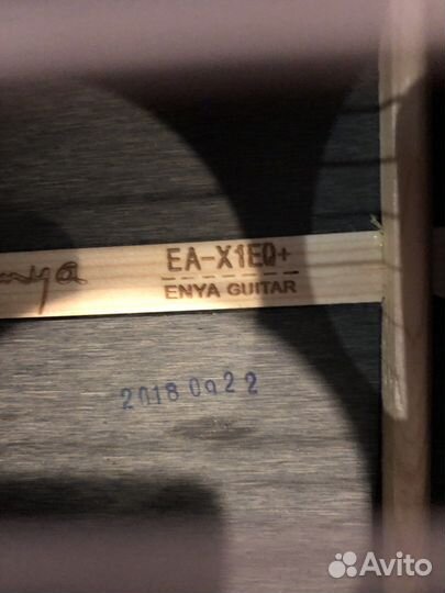 Элетроакустическая гитара Enya EA X1EQ с чехлом