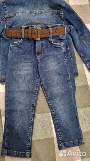 Джинсовый костюм для мальчика 92