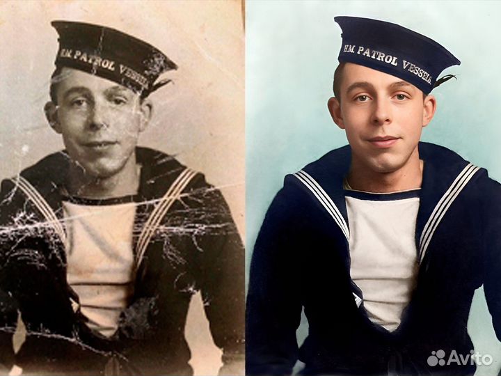 Реставрация и оцветнение фотографий