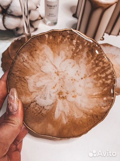 Подстаканники из эпоксидной смолы