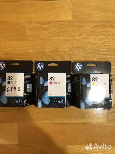 Картриджи HP серии 82