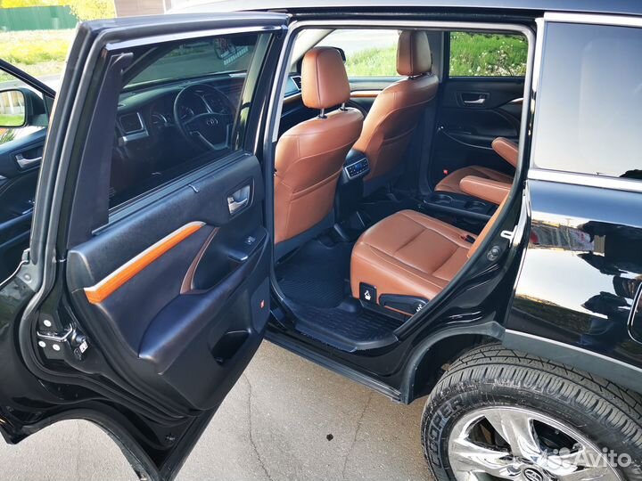 Toyota Highlander 3.5 CVT, 2017, 105 000 км
