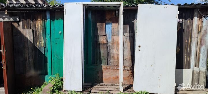 Металлическая дверь бу