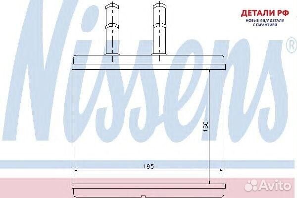 Радиатор отопителя nissens 76504