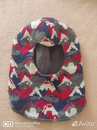 Шапка шлем для мальчика 54