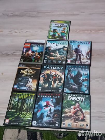 Диски с играми на компьютер