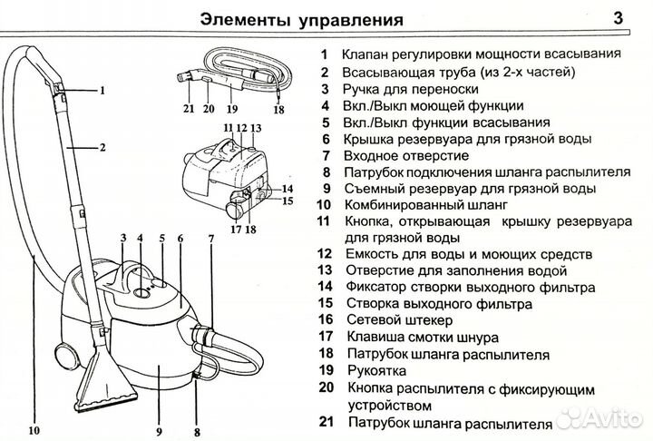 Моющий пылесос Zelmer Profi
