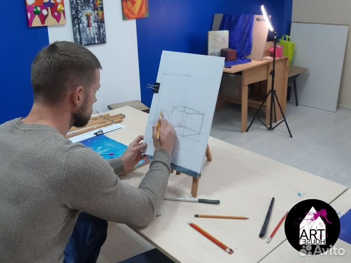 Обучение живописи рисованию академическому рисунку