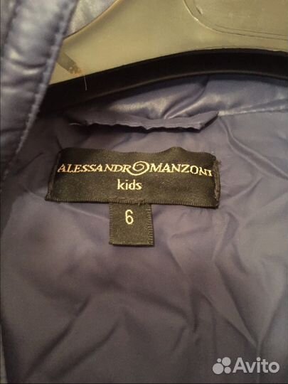 Пуховик для мальчика 4-6 лет Alessandro Manzoni