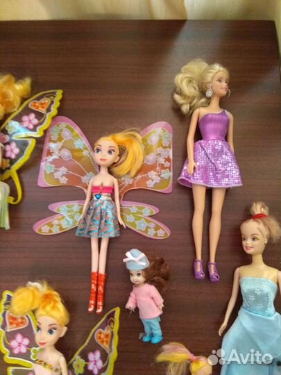 Куколки-феи 5 шт. и куклы Барби