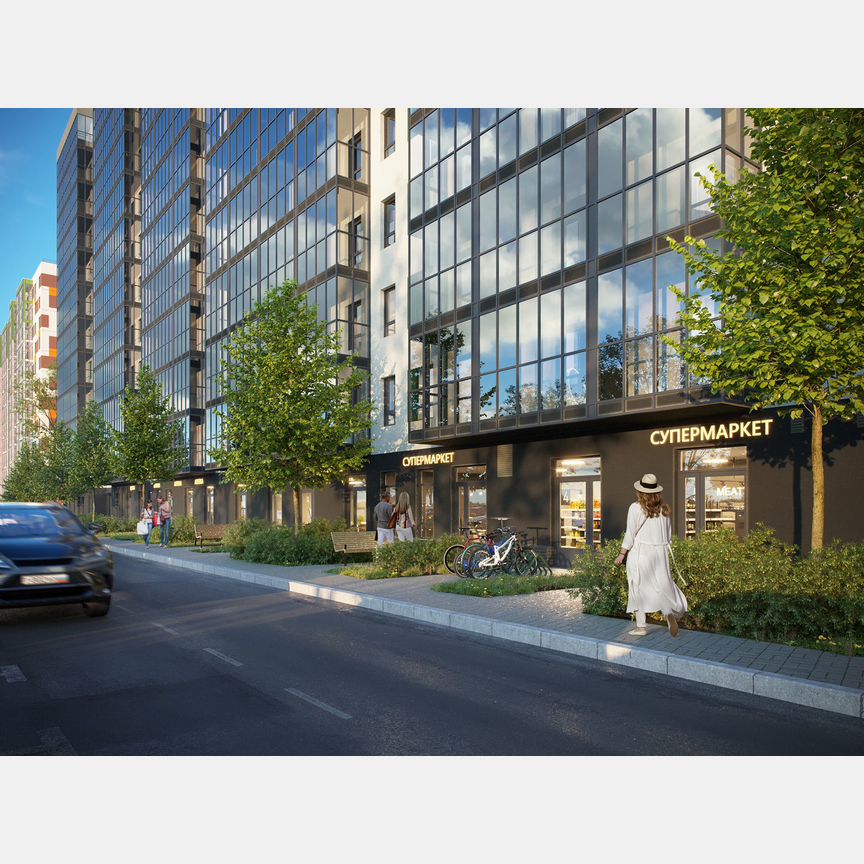 2-к. квартира, 53 м², 10/12 эт.